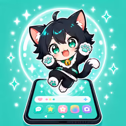 Emoji Battery & Shimeji Pet's ad wall makes screen customization impossible on Google Play